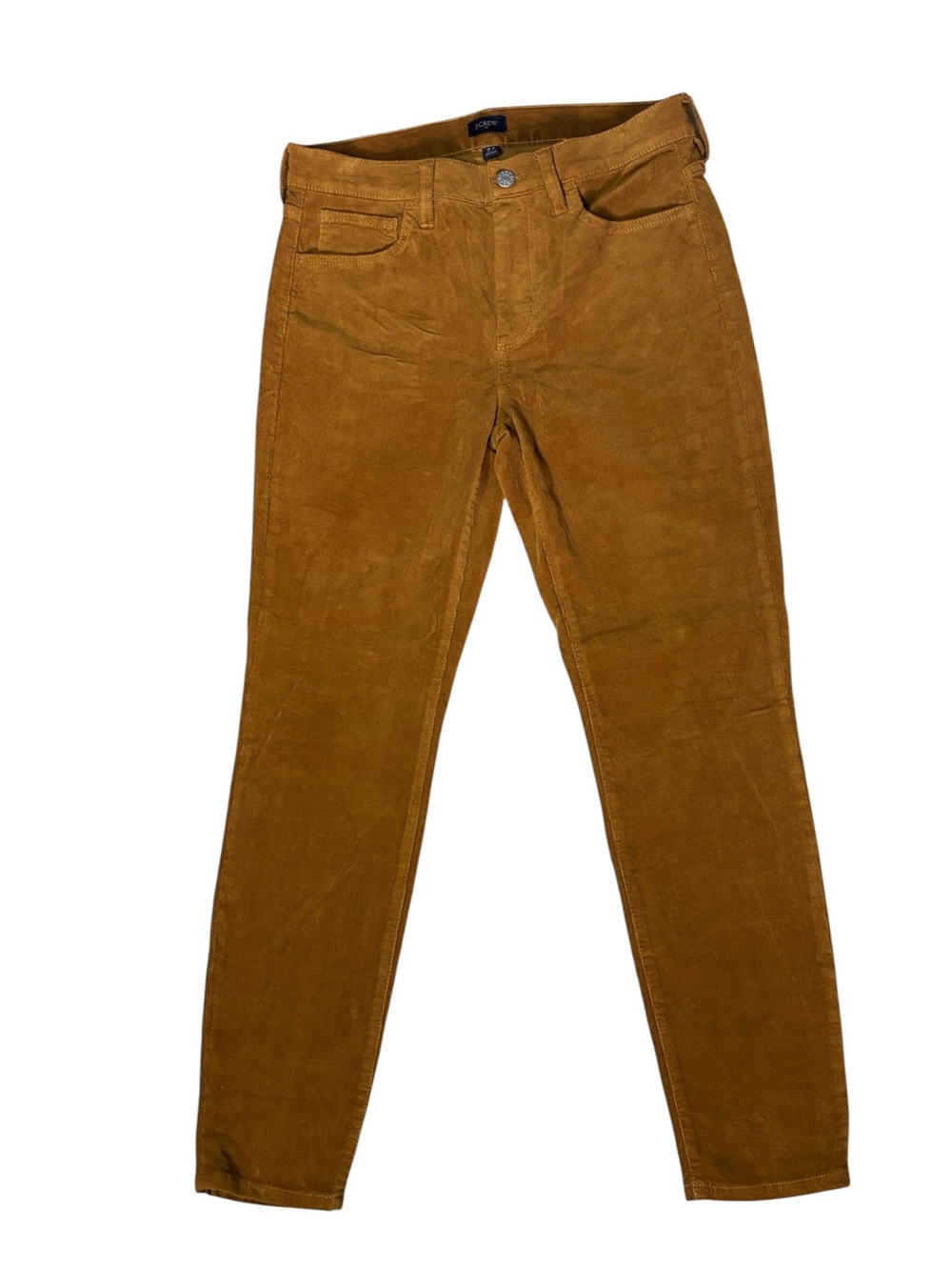 J.Crew 9” High-rise Skinny Golden Brandy Corduroy pants for Women Size 27 - Picture 9 of 9